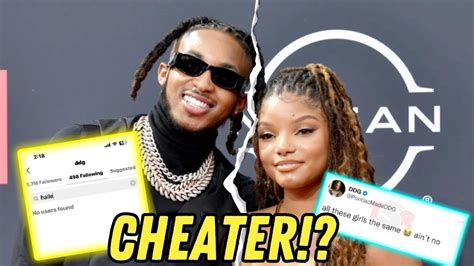 ddg break up|ddg halle bailey break up.